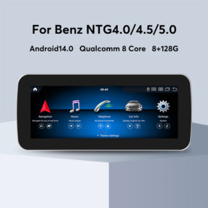 10.25″ Android 14 Octa-Core 8G +128G Car Multimedia Interface for BENZ NTG/4.0/4.5/5.0 GPS Navigation Auto Radio Bluetooth Head Unit