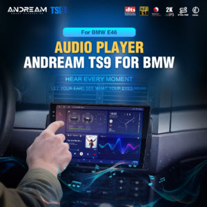 9 inch Android 13 DTS pure digital amplifier suitable for BMW 5 Series E46 GPS carplay multimedia player