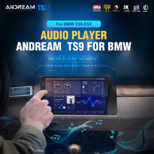 9” Android Car Radio Compatible With BMW 5 Series X5 E39 E53 M5 1996-2006 Wireless Apple Carplay Android Auto 9 Inch Touchscreen Car Stereo Audio Player