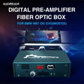 Fibre optic amplifier adaptor Audio upgrade interface Ethernet MOST25 for BMW car stereo sound tuning