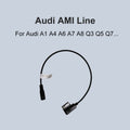 Interface AMI MMI to 3.5mm Female Jack Audio AUX Adapter Cable for AUDI