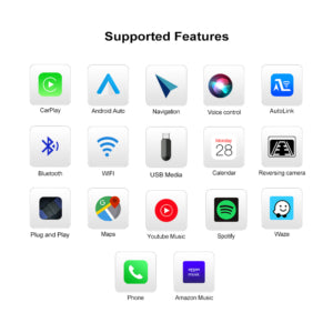 Andream Wireless CarPlay Android Auto MMI Prime For BMW CIC NBT EVO System Series 1 2 3 4 5 6 7 X1 X3 X4 X5 X6 X7 Mini I3 I8 GPS Navigation Kit