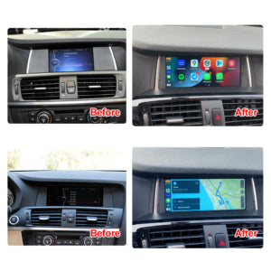 Wireless CarPlay & Android Auto Touch Screen Multimedia Display Upgrade for BMW X3 F25 F26 2009- 2017 CIC NBT