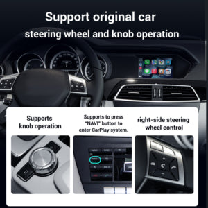 Andream Wireless CarPlay for Mercedes Benz A B C E CLA GLA GLK ML NTG4.5 Benz Becker With Android Auto Mirror Link AirPlay