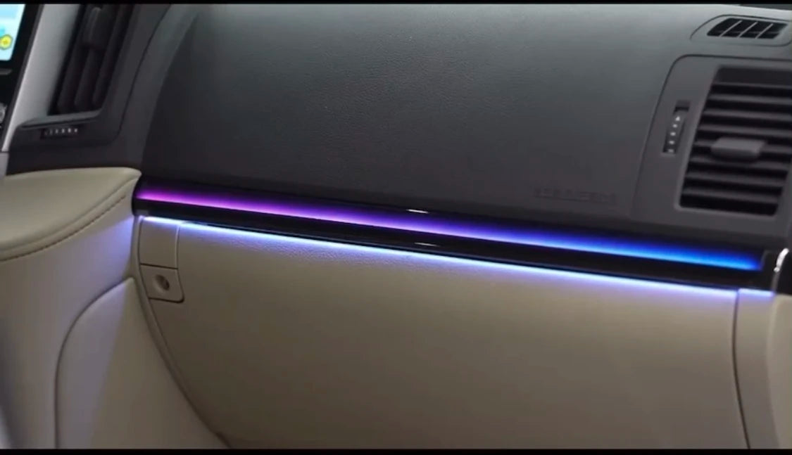New Car Ambient Light Symphony LED Interior Memory Seat Buttons Suitable for Toyota Land Cruiser Landcruiser LC200 2010-2021