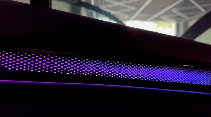 High Quality Ambient Lighting Suitable for Volkswagen Golf 7th Generation Right-hand Drive Right Peptide Colorful Dragon Scale