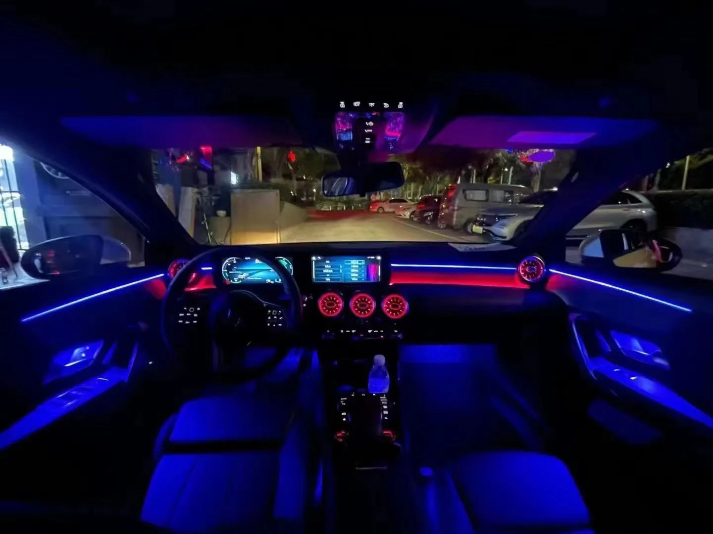 Suitable for Mercedes Benz W177 W118 New A-grade CLA Ambient Light Car Ns Ambient LED Light Car Lighting System