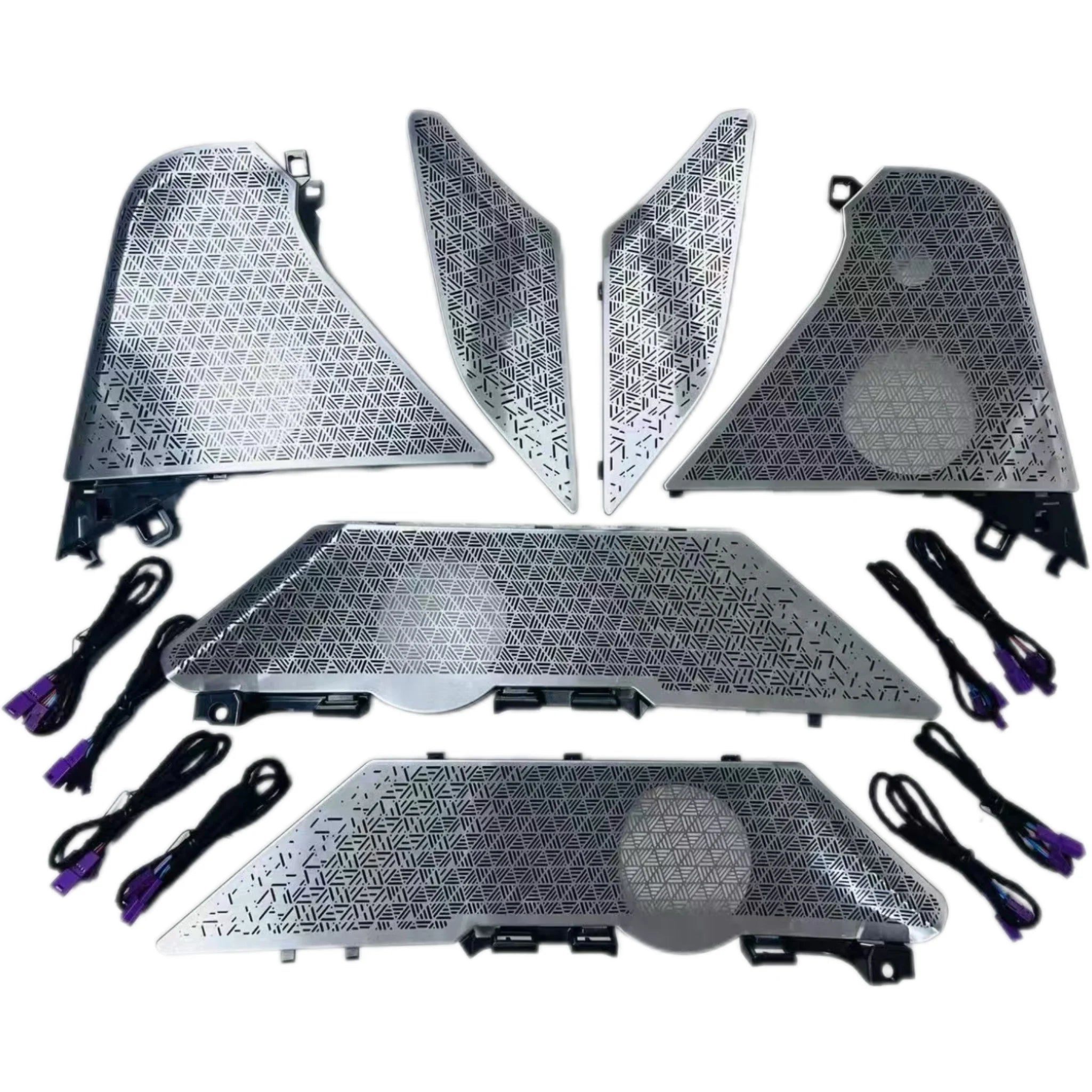 Modification Car Interior Speaker Cover Tweeter Luminous Cover Plate Horn Cover Ambient Light Suitable for BMW New 7 Series G70