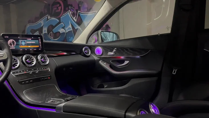 Symphony LED GLC X253 Car Interior Ambient Light for Mercedes Benz C Class W205 Atmosphere Strip Upgrade C-Class GLC W205 X253