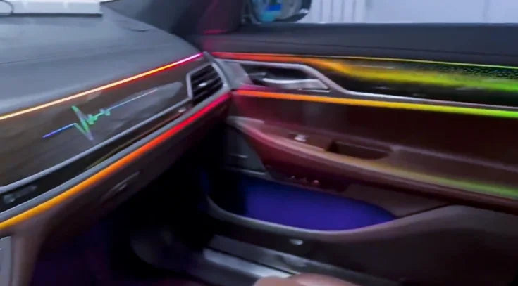 Symphony LED Interior Ambient Lighting  Suitable for BMW 7 Series G12 2015-2022 - Upgraded Trim Accessories Speaker Cover