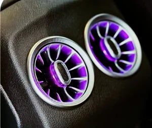 Upgrade Car Ambient Light 64 Colors Atmosphere Lamp Air Vent Rotating Speaker CoverSuitable for Mercedes Benz GLA W247 2020-2025