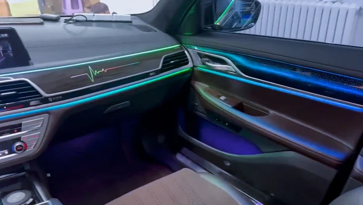Symphony LED Interior Ambient Lighting  Suitable for BMW 7 Series G12 2015-2022 - Upgraded Trim Accessories Speaker Cover