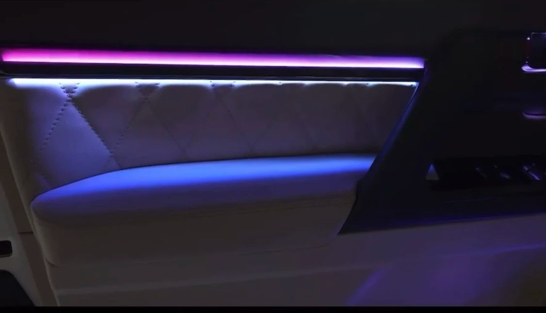 New Car Ambient Light Symphony LED Interior Memory Seat Buttons Suitable for Toyota Land Cruiser Landcruiser LC200 2010-2021