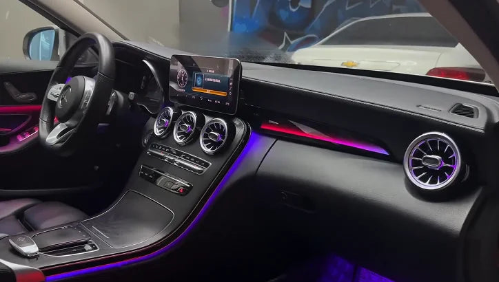 Symphony LED GLC X253 Car Interior Ambient Light for Mercedes Benz C Class W205 Atmosphere Strip Upgrade C-Class GLC W205 X253