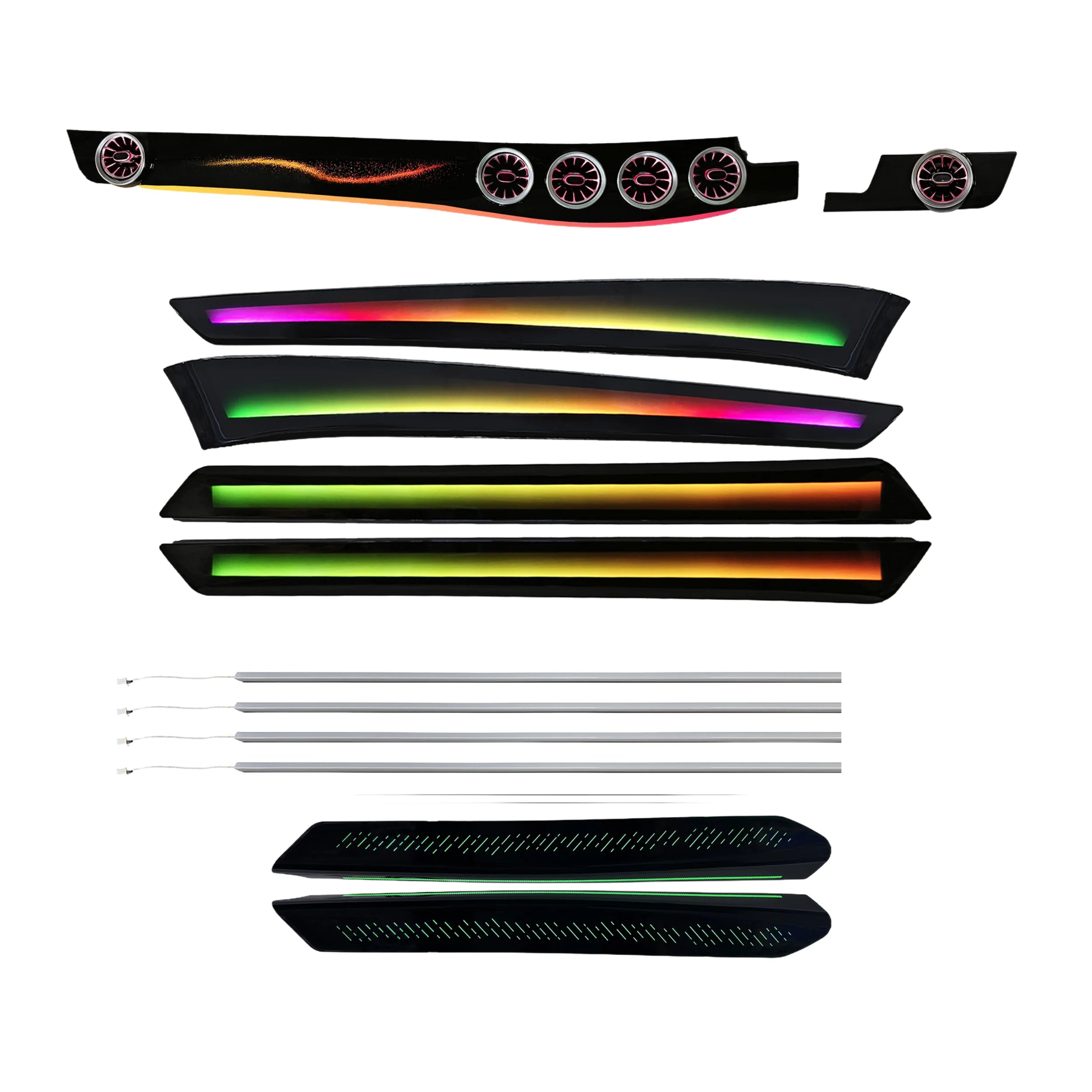 RHD High Quality Dynamic Shadow Suitable for Mercedes Benz E-Class (W212)  Auto Interior Ambient Light Right Hand Driver Light