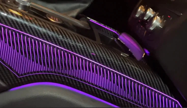 High Quality Interior Lighting Suitable for Audi A6 C7 2012-2018 Carbon Fiber Trim Panel Symphony Decorative Ambient Light Kit