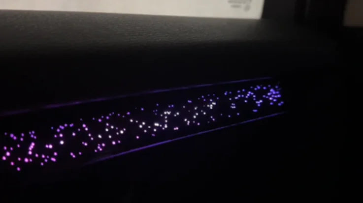 High Quality Auto Interior Lighting Galaxy Piano Black and Symphony Dynamic Ambient Lights Suitable for BMW X5 Car Decorative