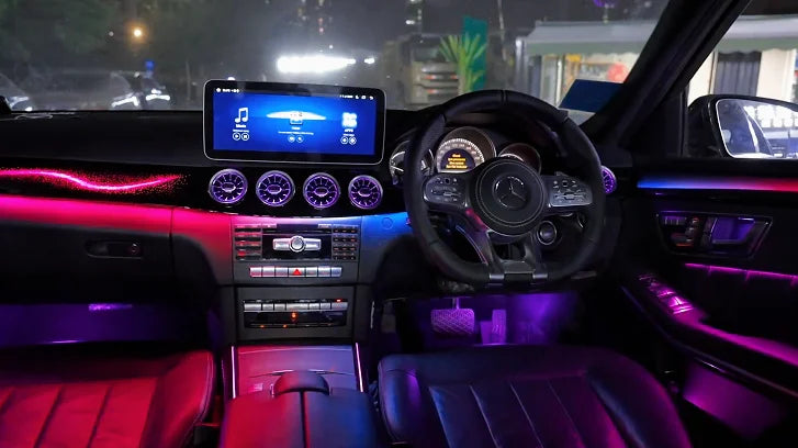 RHD High Quality Dynamic Shadow Suitable for Mercedes Benz E-Class (W212)  Auto Interior Ambient Light Right Hand Driver Light