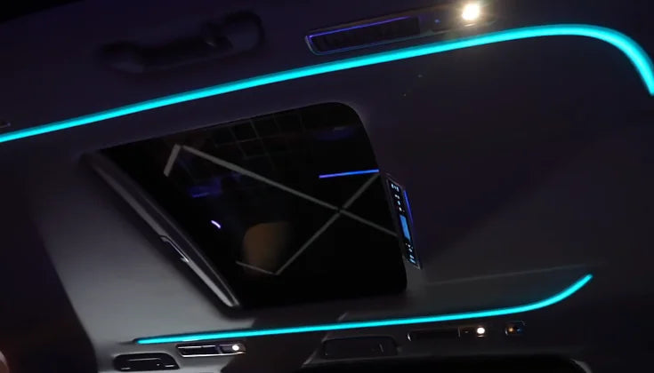 RHD/LHD Right Hand Driver Car Ambient Symphony Light Interior Suitable for Toyota Alphard/Vellfire Colorful 25 Lights