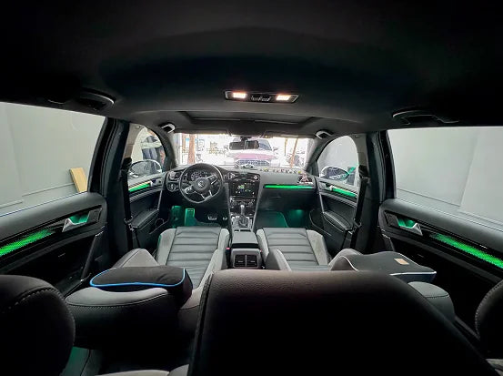 High Quality Ambient Lighting Suitable for Volkswagen Golf 7th Generation Right-hand Drive Right Peptide Colorful Dragon Scale