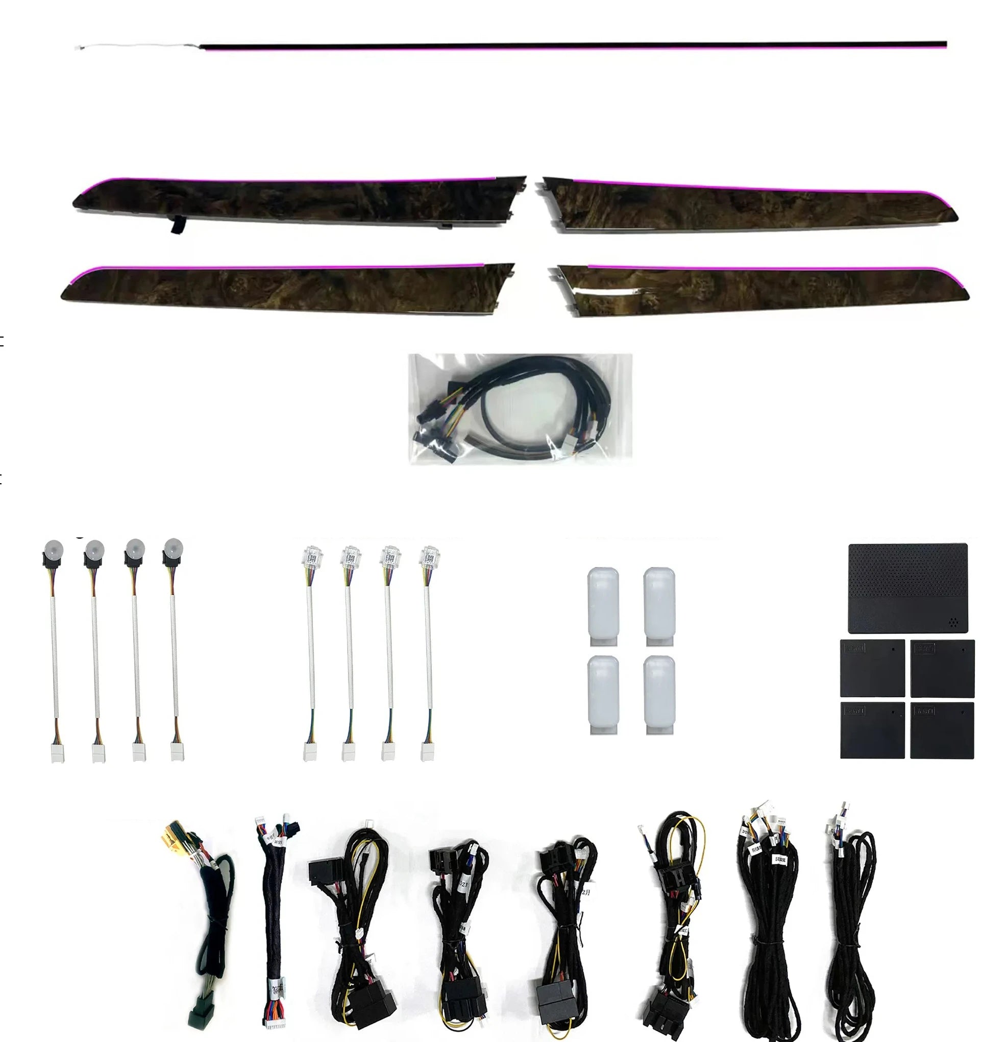 Car Led Interior Symphony Ambient Light Decoration Lamp Colorful Suitable for Audi A5 2009-2016 B8 2010 2011 2012 2013 2014 2015