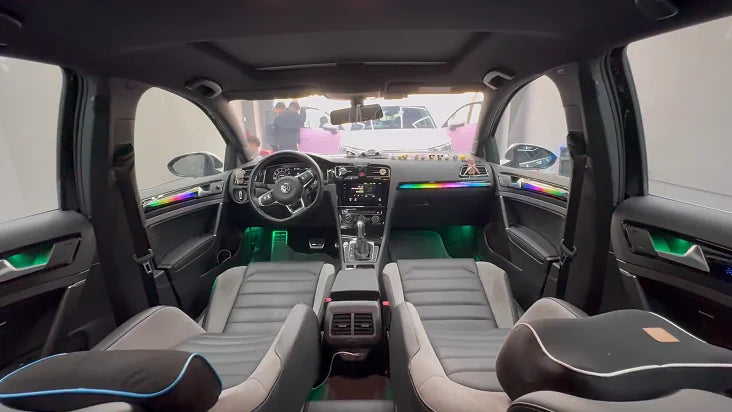 High Quality Ambient Lighting Suitable for Volkswagen Golf 7th Generation Right-hand Drive Right Peptide Colorful Dragon Scale