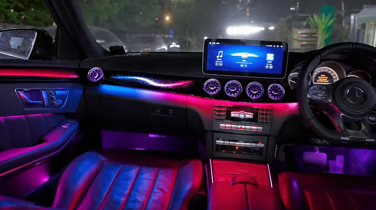 RHD High Quality Dynamic Shadow Suitable for Mercedes Benz E-Class (W212)  Auto Interior Ambient Light Right Hand Driver Light