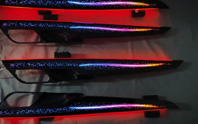 High Quality Auto Interior Galaxy Piano Black and Symphony Dynamic Ambient for 2015-2019 BMW X6 (F16) Car Decorative Lighting