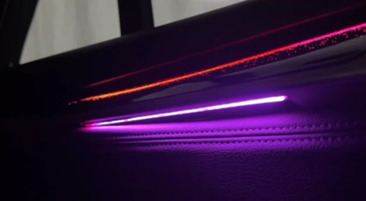 High Quality Auto Interior Lighting Galaxy Piano Black and Symphony Dynamic Ambient Lights Suitable for BMW X5 Car Decorative