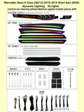 RHD High Quality Dynamic Shadow Suitable for Mercedes Benz E-Class (W212)  Auto Interior Ambient Light Right Hand Driver Light