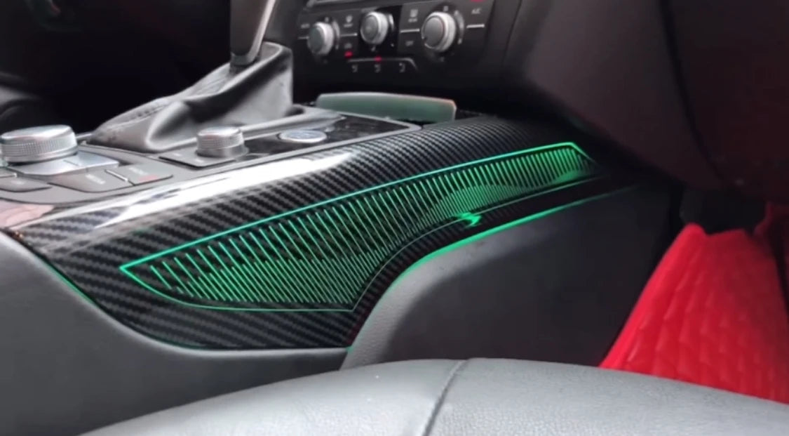 Car Symphony Ambient Light Colorful Style S6 RS6  A6 C7 Europe Short Axis Suitable for Audi A6  C7 2012-2018 S6 RS6 2013-12018