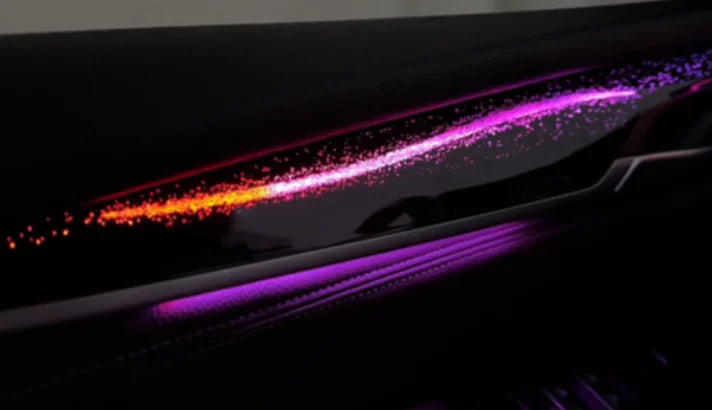 High Quality Auto Interior Lighting Galaxy Piano Black and Symphony Dynamic Ambient Lights Suitable for BMW X5 Car Decorative