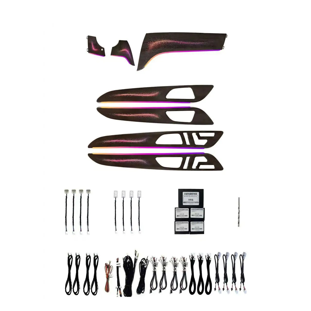 Car Symphony Ambient Light Dynamic Atmosphere Decor LED Lamp  Accessories Suitable for Mercedes Benz-ML GL GLE  GLS  W166