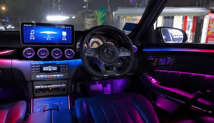 RHD High Quality Dynamic Shadow Suitable for Mercedes Benz E-Class (W212)  Auto Interior Ambient Light Right Hand Driver Light