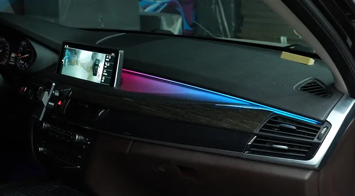 High Quality Car Interior Decorative Lights Suitable for BMW 14-18 X5 (F15) Ambient Light Galaxy Model Colorful 18 Lights