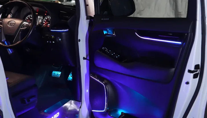New RHD/LHD Right Hand Driver Car Ambient Symphony Light Interior Suitable for Toyota Alphard/Vellfire Colorful 25 Lights