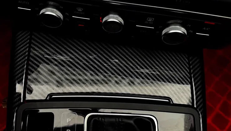 High Quality Interior Lighting Suitable for Audi A6 C7 2012-2018 Carbon Fiber Trim Panel Symphony Decorative Ambient Light Kit