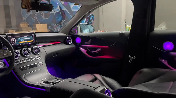 Symphony LED GLC X253 Car Interior Ambient Light for Mercedes Benz C Class W205 Atmosphere Strip Upgrade C-Class GLC W205 X253