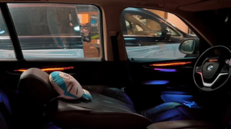 High Quality Auto Interior Lighting Galaxy Piano Black and Symphony Dynamic Ambient for 2014-2018 BMW X5 Car Decorative Lighting