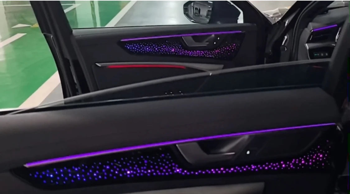 New Car Ambient Light Colorful Starry Sky Style Panel Europe Version Led Kit Suitable for Audi A6 C8 RS6 2019-2025 S6 2019-2024