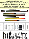 New Auto Interior Accessories Suitable for Volkswagen Passat B8 2017-2023 Ambient Light Dynamic Light and Shadow 29 Lights