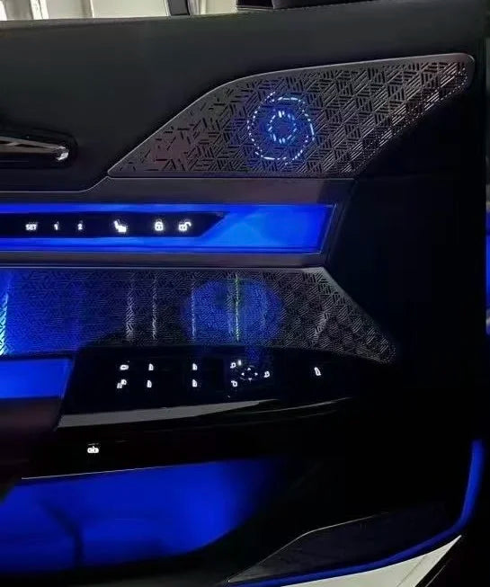 Modification Car Interior Speaker Cover Tweeter Luminous Cover Plate Horn Cover Ambient Light Suitable for BMW New 7 Series G70