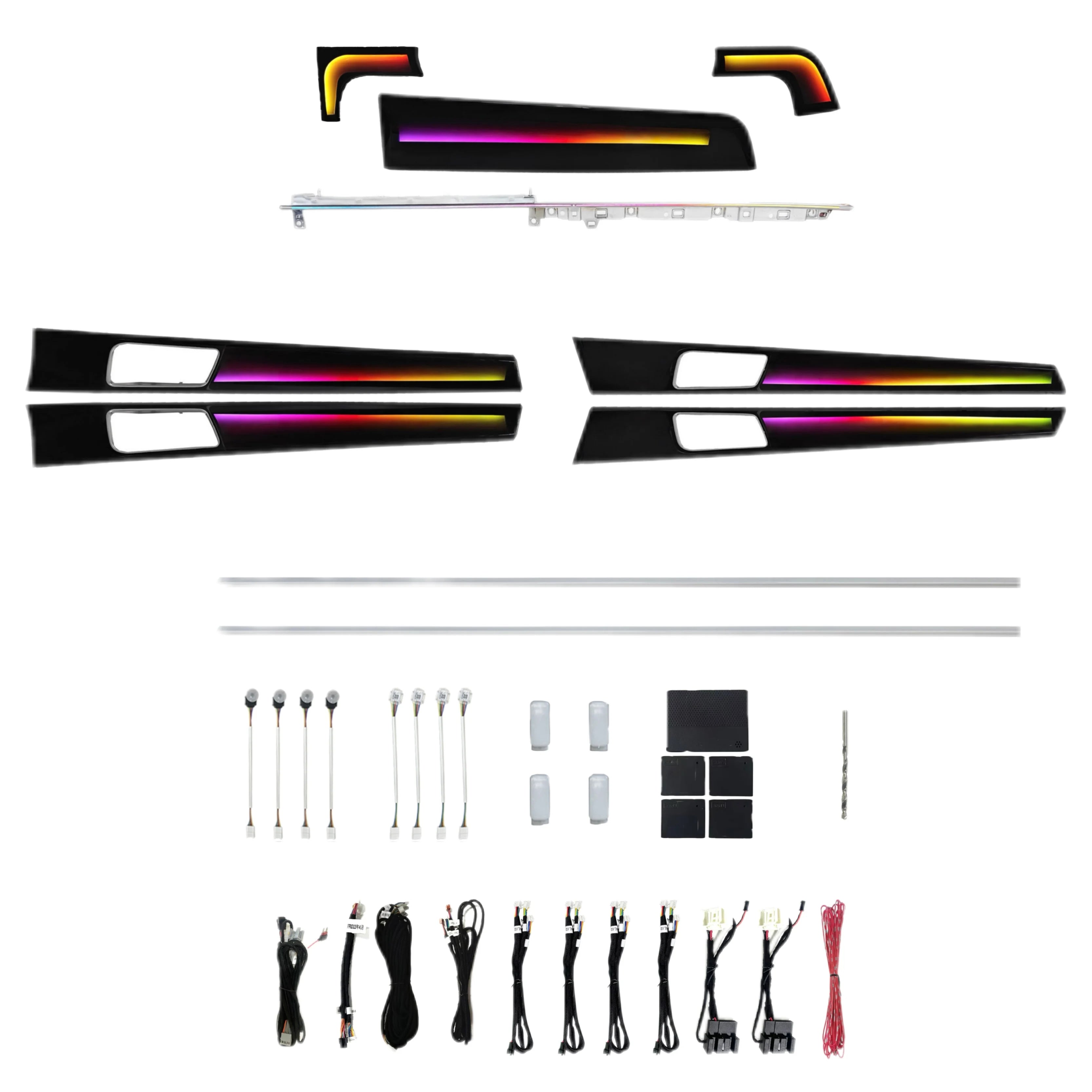 New Car Ambient Symphony Light Atmosphere LED Dynamic and Shadow Style Trim Panel Lamp Suitable for Porsche Panamera 2017-2023