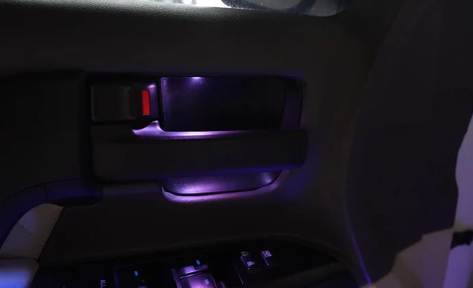 High Quality Auto Interior Symphony Ambient Suitable  for Toyota 10-21 Land Cruiser  Dynamic Light and Shadow 26 Lights Colorful