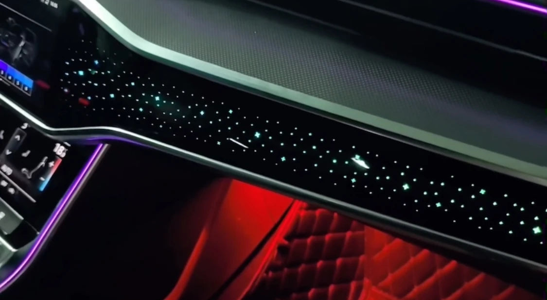 New Car Ambient Light Colorful Starry Sky Style Panel Europe Version Led Kit Suitable for Audi A6 C8 RS6 2019-2025 S6 2019-2024