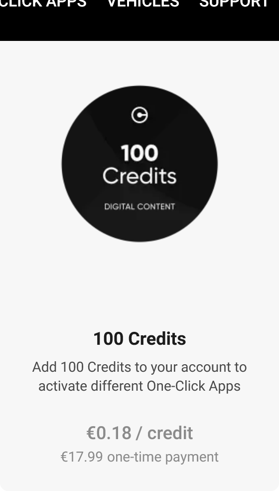 100 crédits – accessoire de diagnostic auto