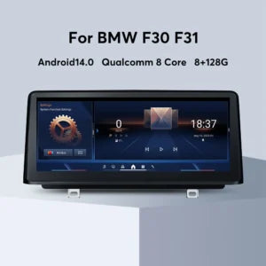 Octa-Core Android 14 4G LTE 8G+128G Car Multimedia for BMW Series 3 4 F30 F31 F32 F33 F34 F36 IPS GPS Navigation Auto Radio Bluetooth Head Unit
