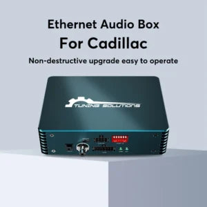 Fibre optic amplifier adaptor Audio upgrade interface Ethernet for Cadillac with Bose speaker