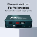 Fibre optic amplifier adaptor Audio upgrade interface Ethernet For Volkswagen  audio stereo sound tuning oem upgrade