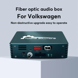 Fibre optic amplifier adaptor Audio upgrade interface Ethernet For Volkswagen  audio stereo sound tuning oem upgrade